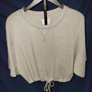American Eagle Gray Crop Top